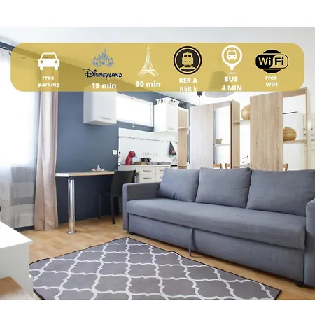 Sympa Entre Paris Et Disneyland Apartment Noisy-le-Grand